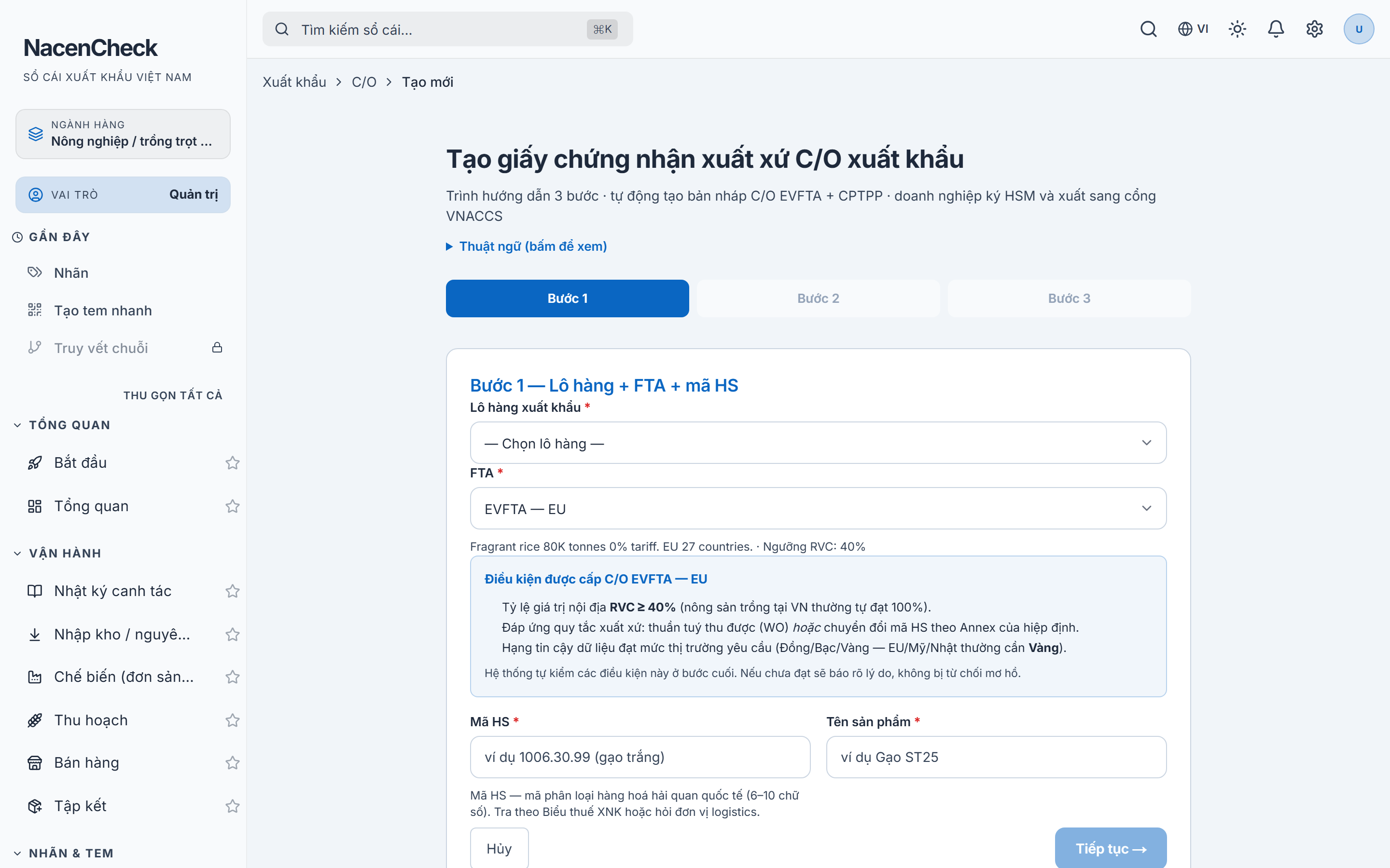 Kết quả đánh giá RVC